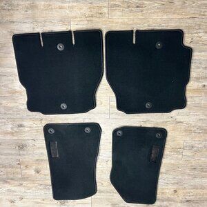 Jeep Wrangler JL 4-Piece Black Carpet Floor Mats